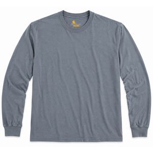 Carhartt Men's Gray Long Sleeve Pocket T Shirt Original Fit Large Workwear